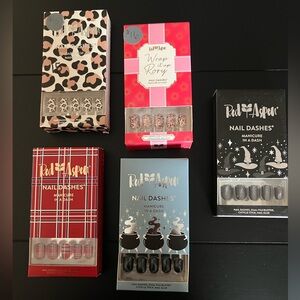 Red Aspen Nail Dashes Set of 5